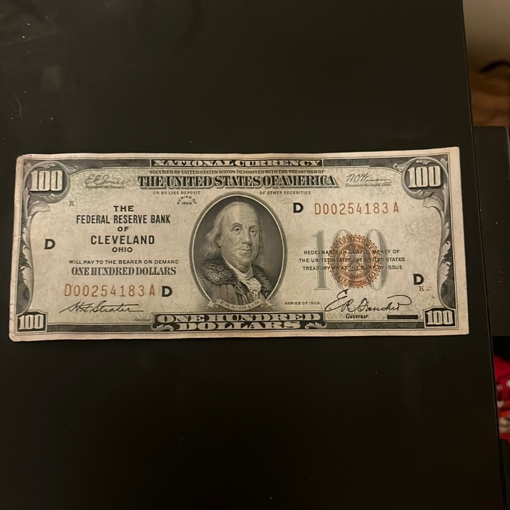 1929 federal reserve note